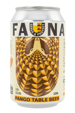 fauna-brewing-pango-table-beer-pale-ale-low-alcohol-endangered-african-pangolin-conservation